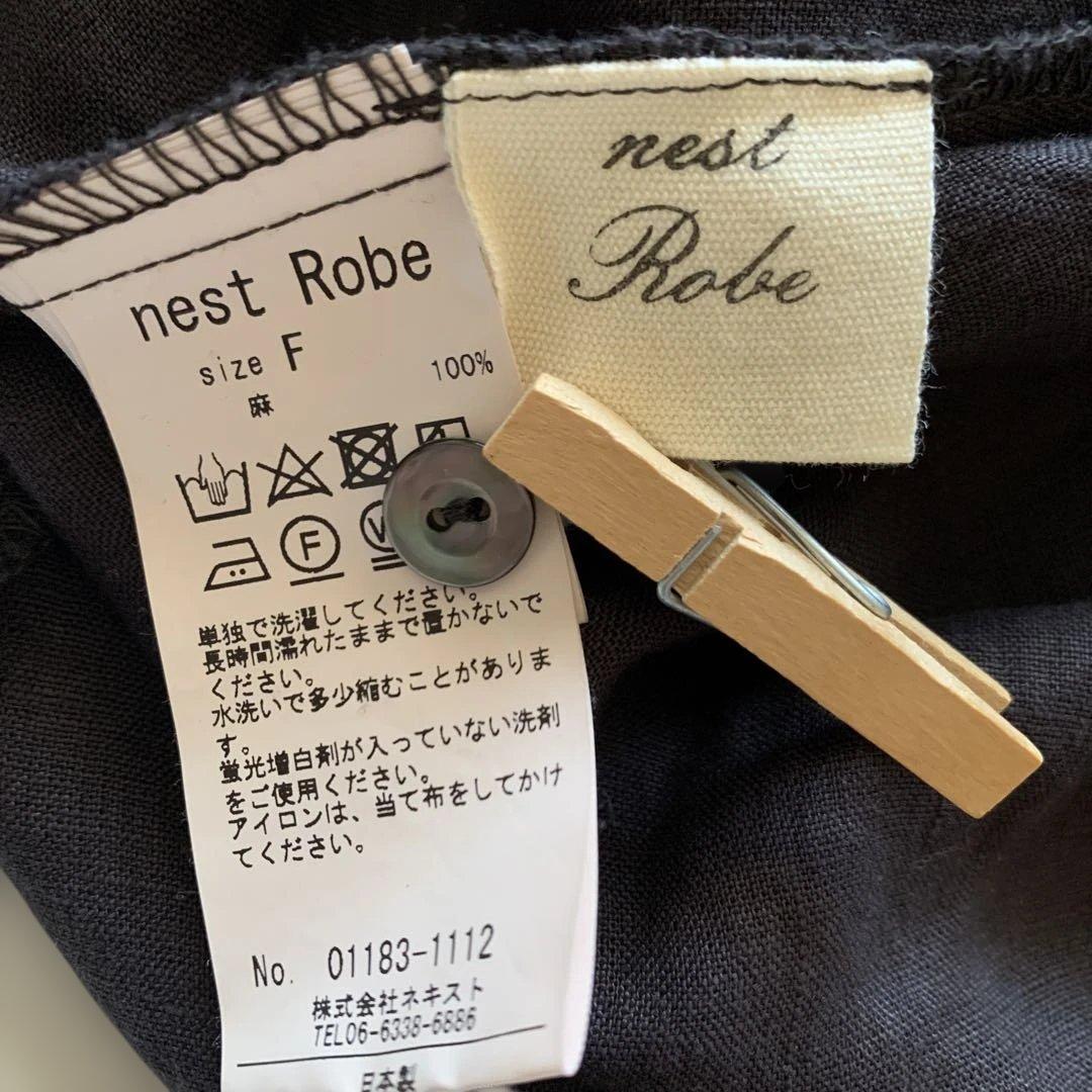 SALE‼️美品ネストローブnest robe✨ウエストギャザーワンピ　2way