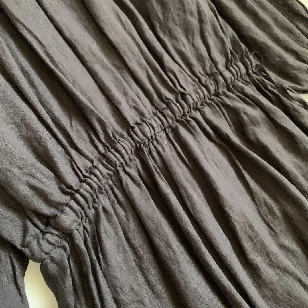 SALE‼️美品ネストローブnest robe✨ウエストギャザーワンピ　2way