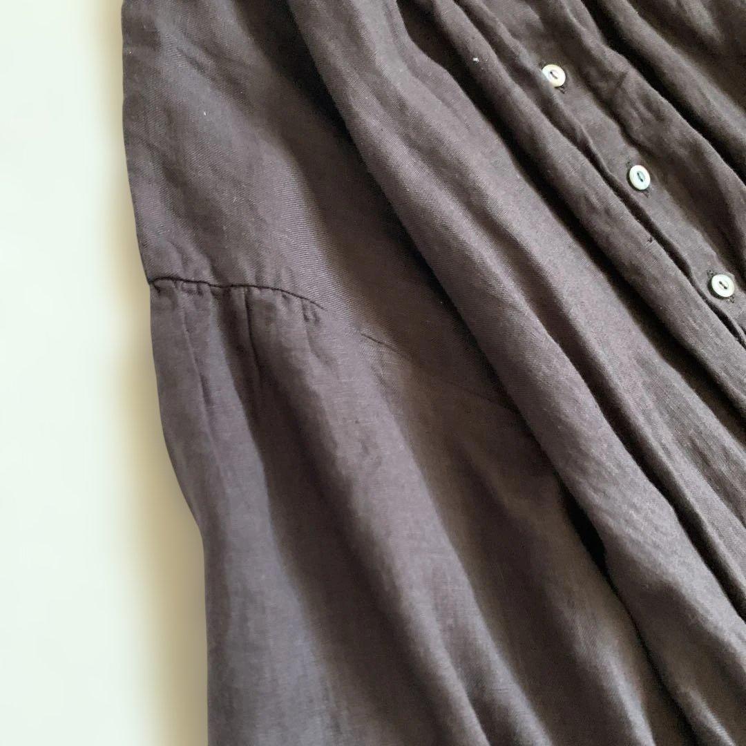 SALE‼️美品ネストローブnest robe✨ウエストギャザーワンピ　2way