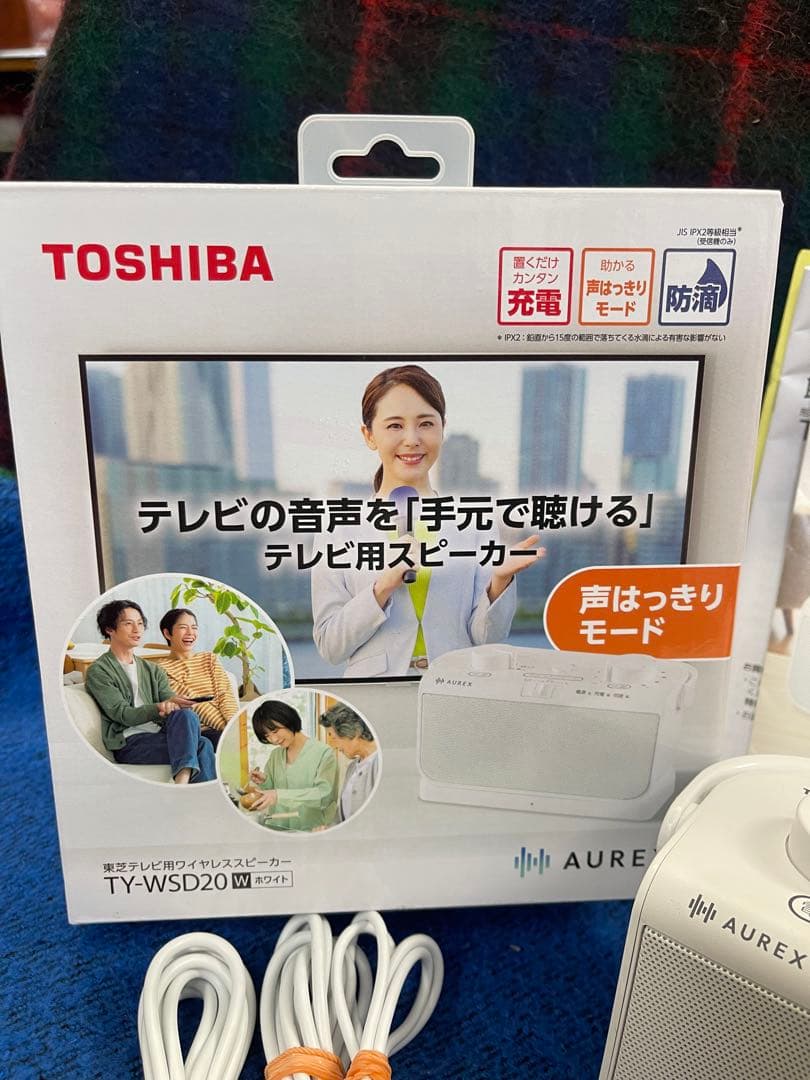 TOSHIBA テレビ用ワイヤレススピーカー TY-WSD20 ホワイト