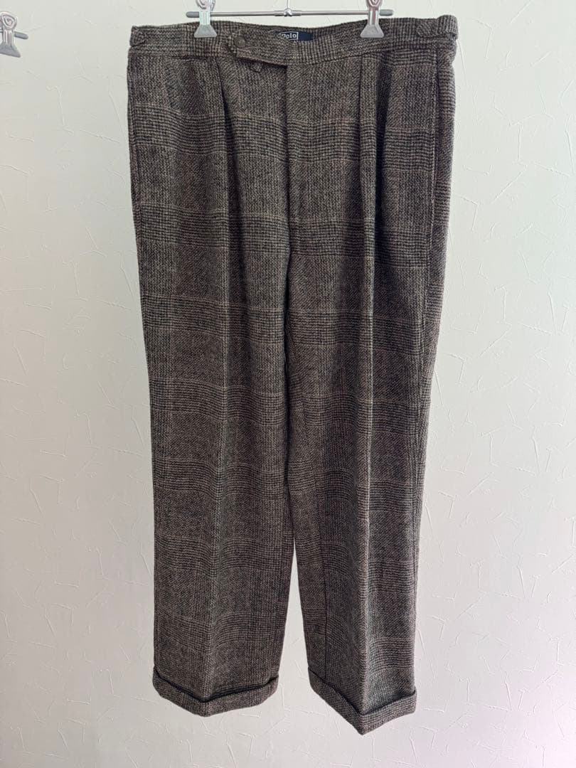 90s polo ralph lauren ウールスラックス　ラルフローレン