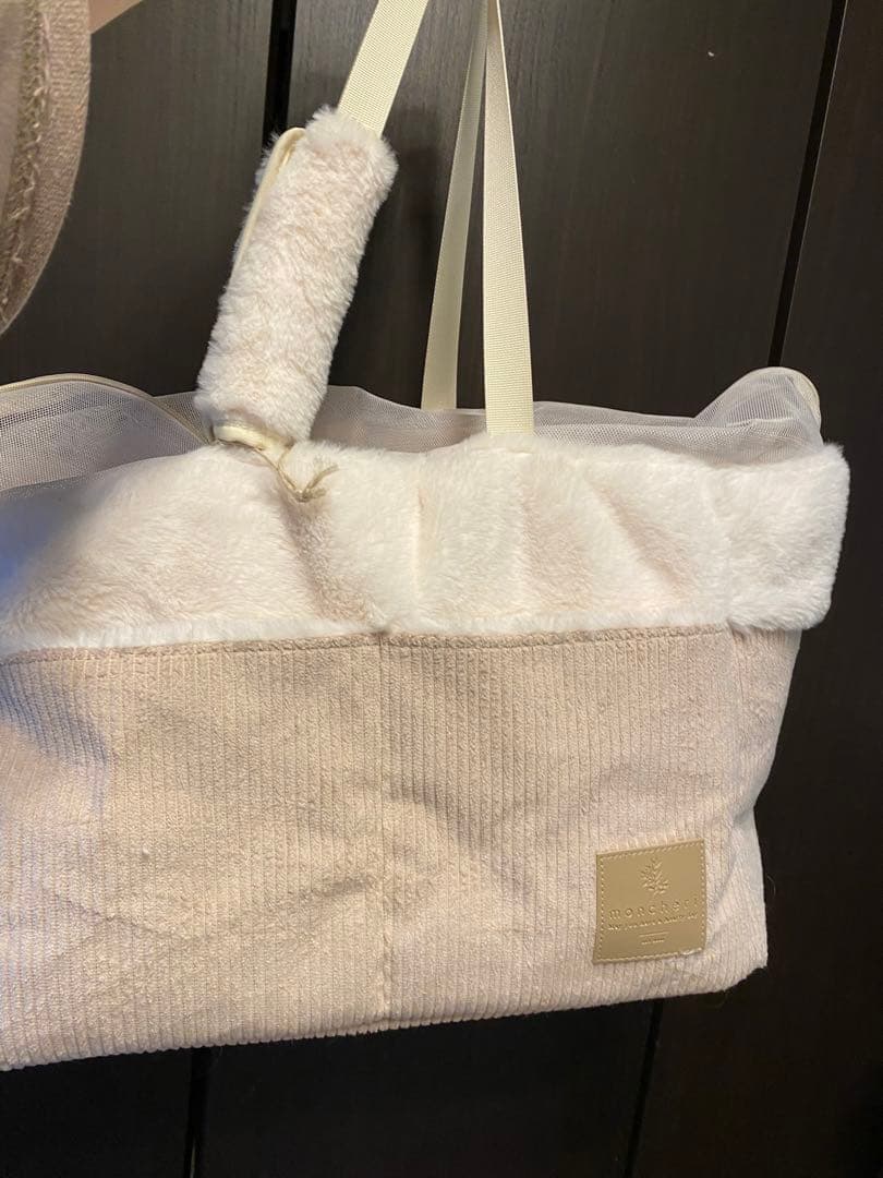 モンシェリ　コーデュロイファーバッグ