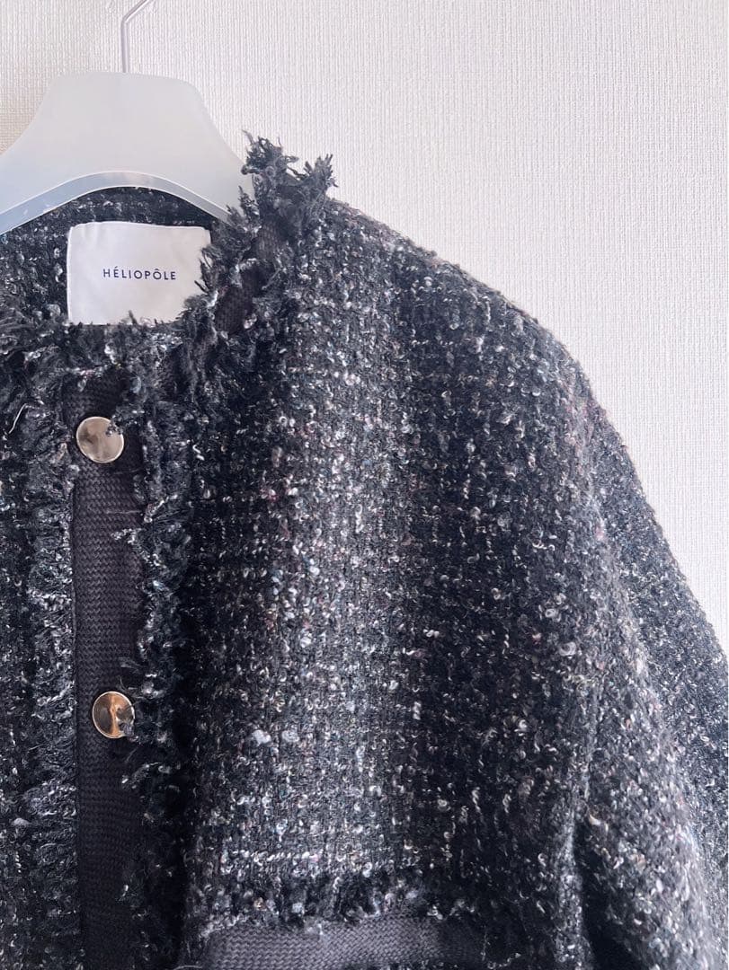 今季　HELIOPOLE エリオポール ツイード　ブルゾン　ジャケット