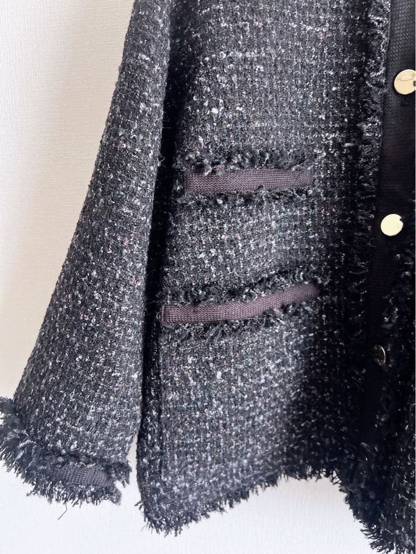 今季　HELIOPOLE エリオポール ツイード　ブルゾン　ジャケット