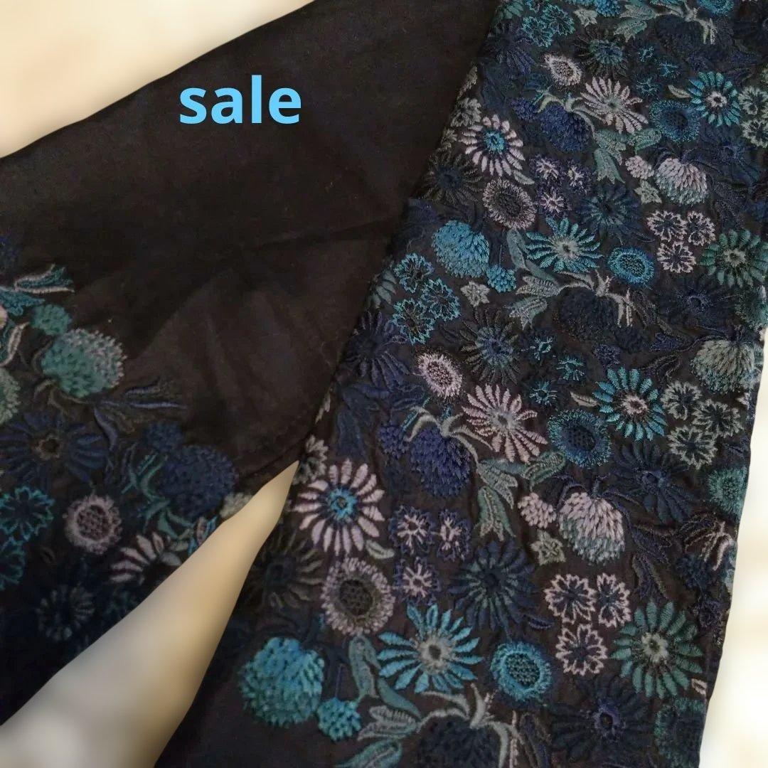 ☆sale☆ pjc ストールなどに 花園小花 シックな秋色