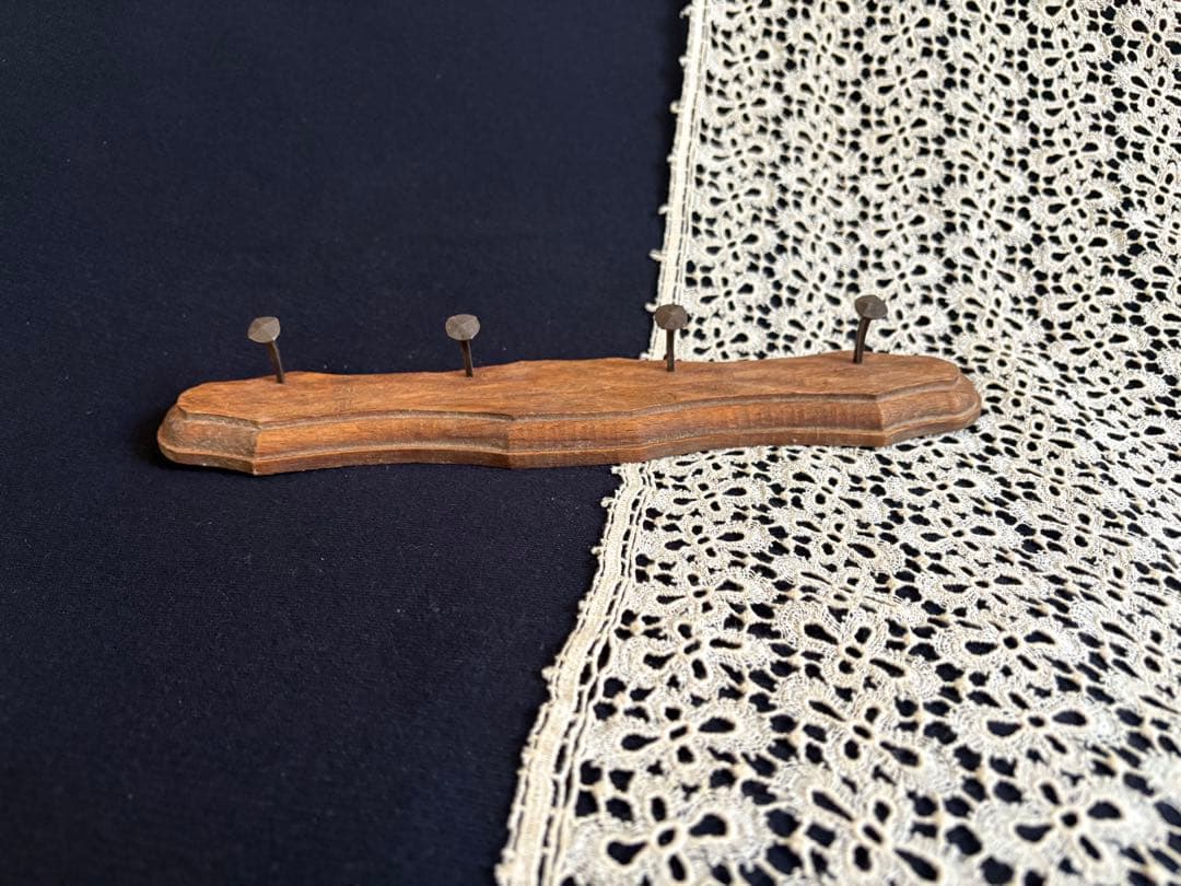 フランスアンティーク 壁掛けフック木製