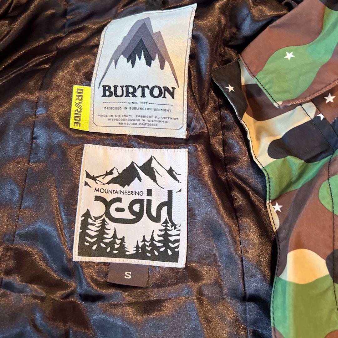 専用ただ今断捨離中Burton X-girlカモフラージュ スノーボードウェア