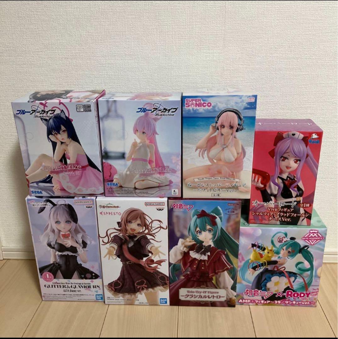 〖新品未開封〗プライズフィギュア12点!ジャンプ系+美少女フィギュアまとめ売り