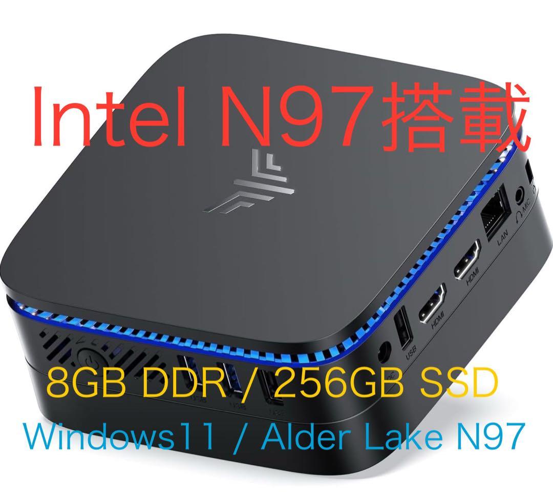 AK1PLUS ミニPC 3.6GHz N97 DDR8GB SSD256GB