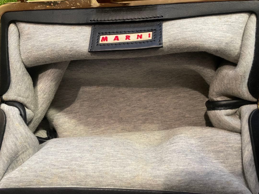 マルニバッグ　ポーチ　セット　幾何学模様　クラッチ　ハンドバッグ　極美品