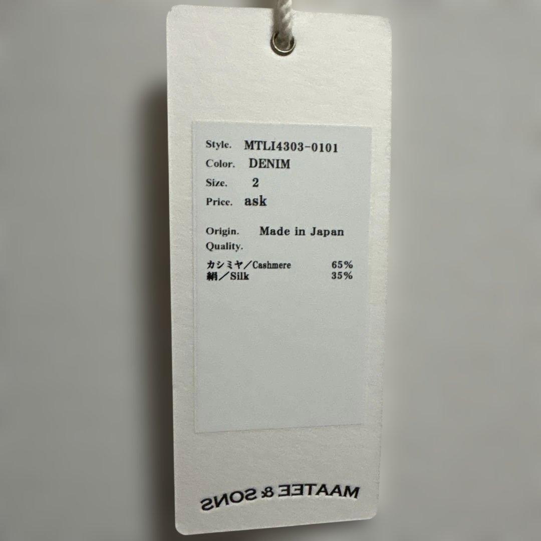 MAATEE&SONS LiNN別注CASHMERE SILK KNIT