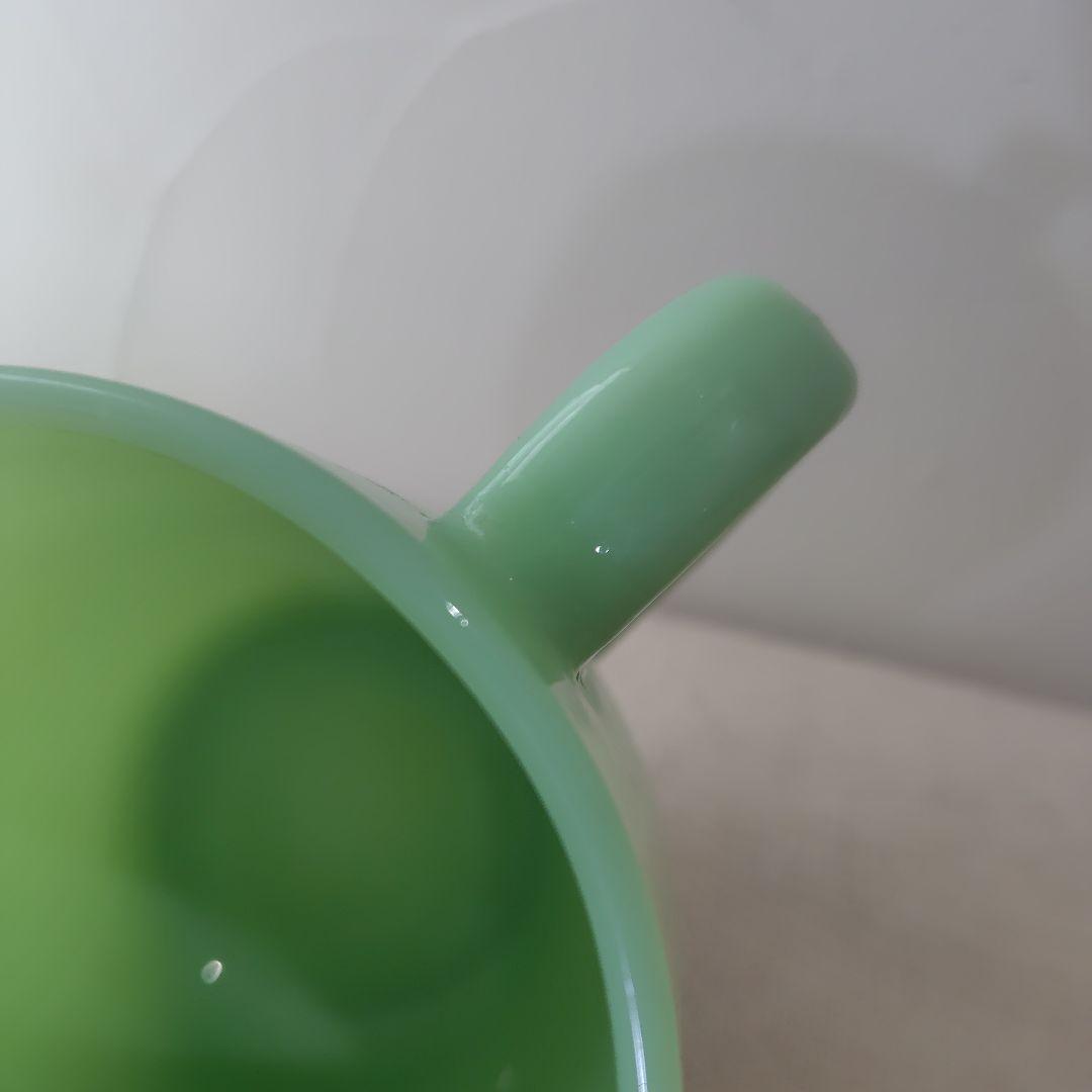 【美品】Fireking ファイヤーキング ジェダイ ミルクピッチャー 花瓶