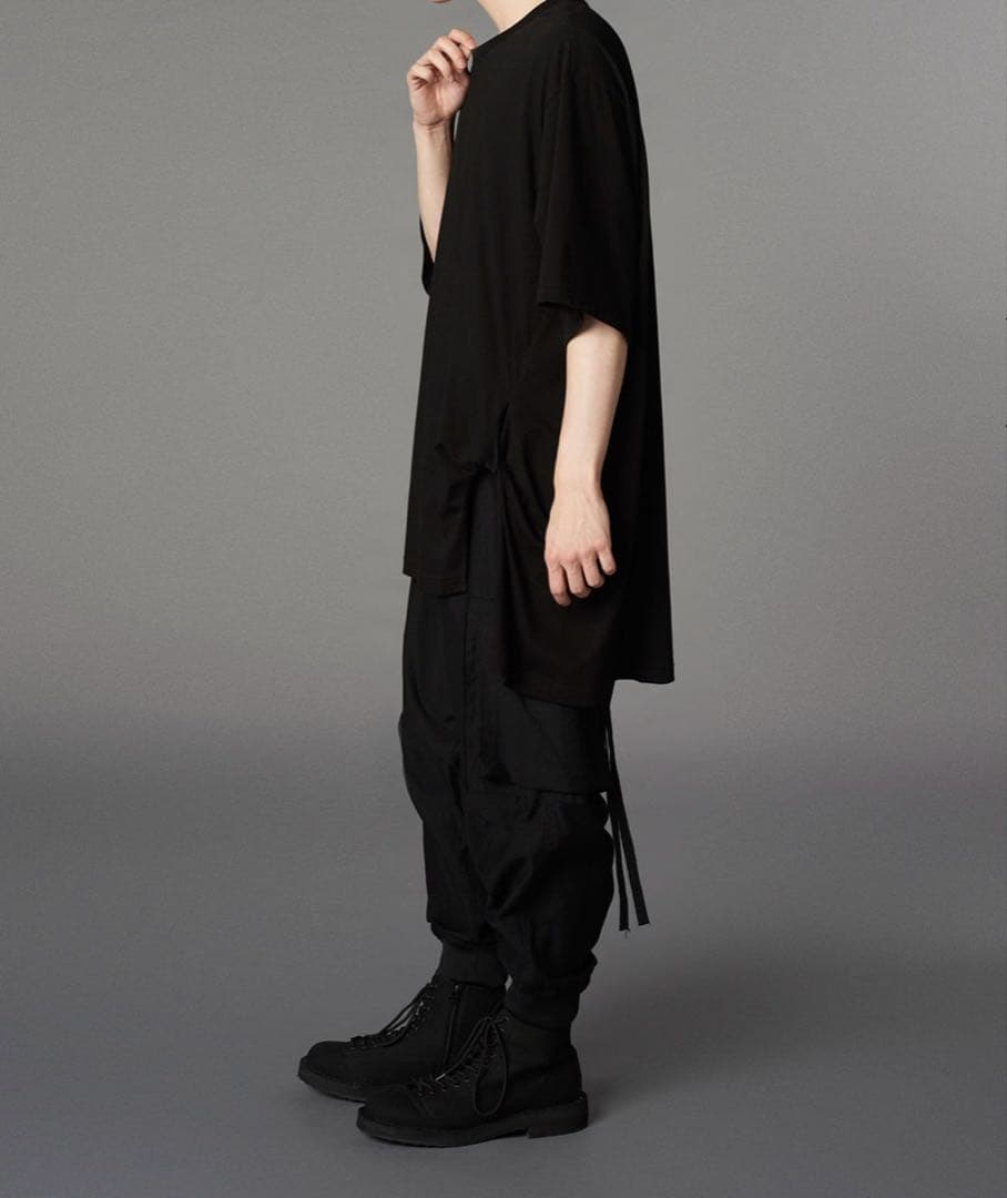 パンツ GroundY / COTTON TWILL RIBBED HEM CARGO