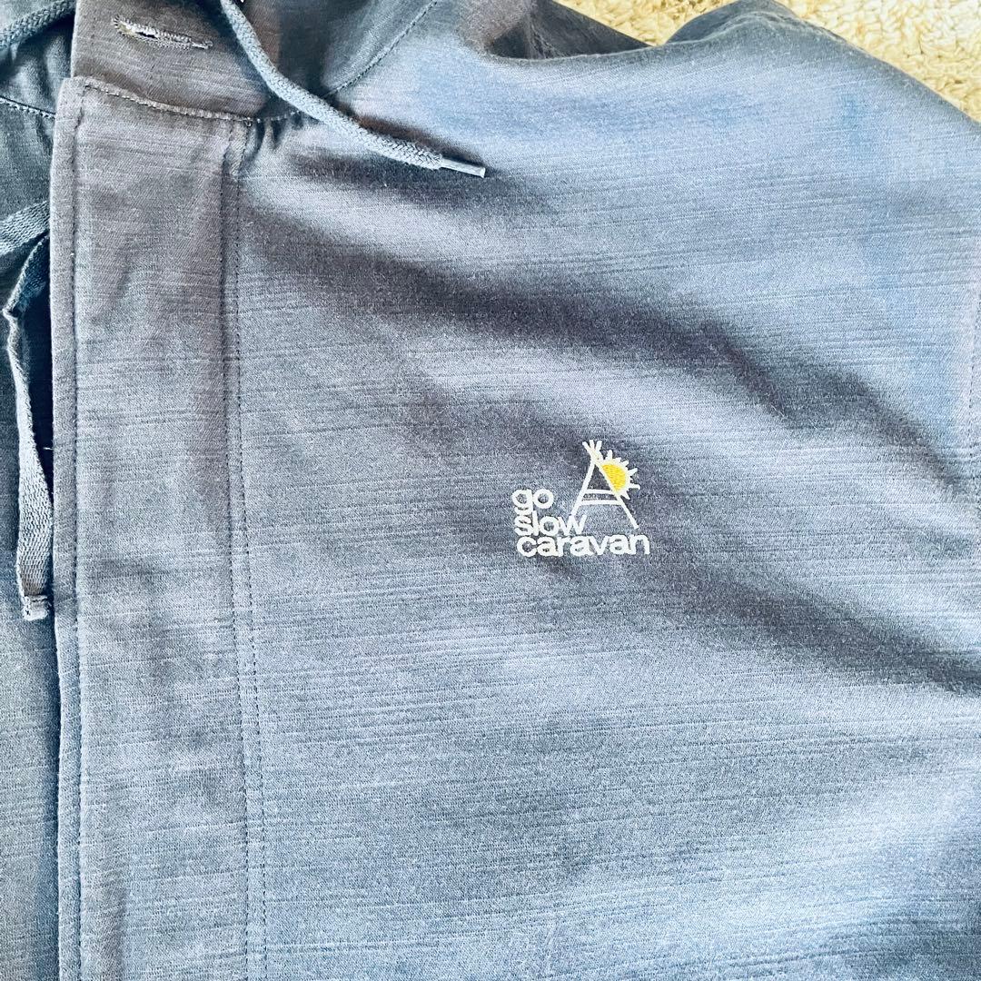 ゴースローキャラバン 植物 昆虫 刺繍 モッズコート