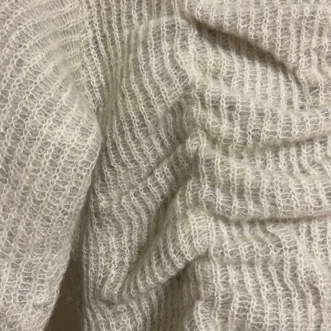 ADAM ET ROPE' 【WEB限定】ダブルモヘアシャーリングカーディガン