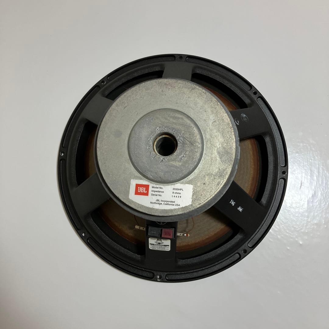 JBL ウーハー2035HPL 38cm 中古1ペア　1本エッジに小修復跡あり。
