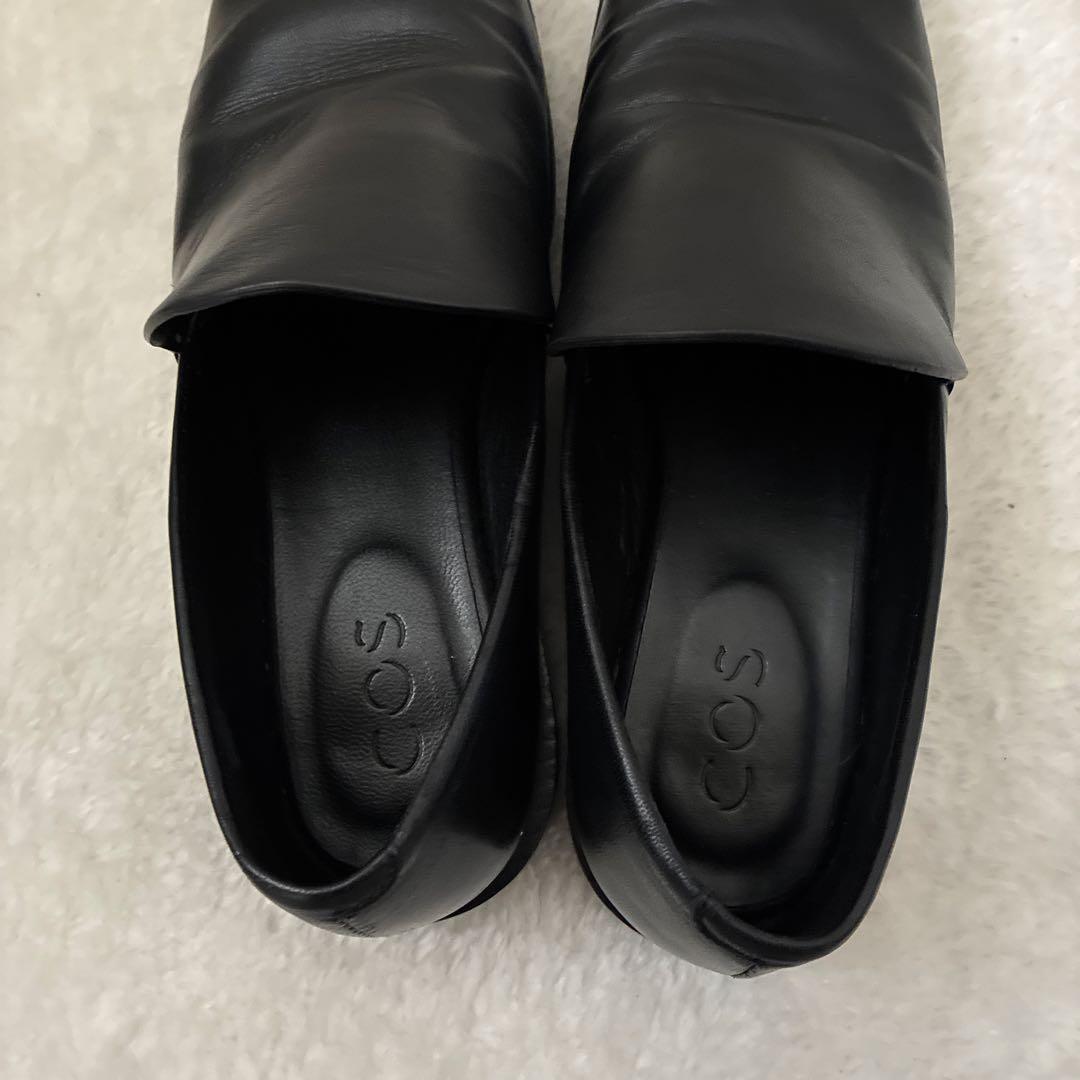 ［極美品］COS レザー　ローファー　24.5cm