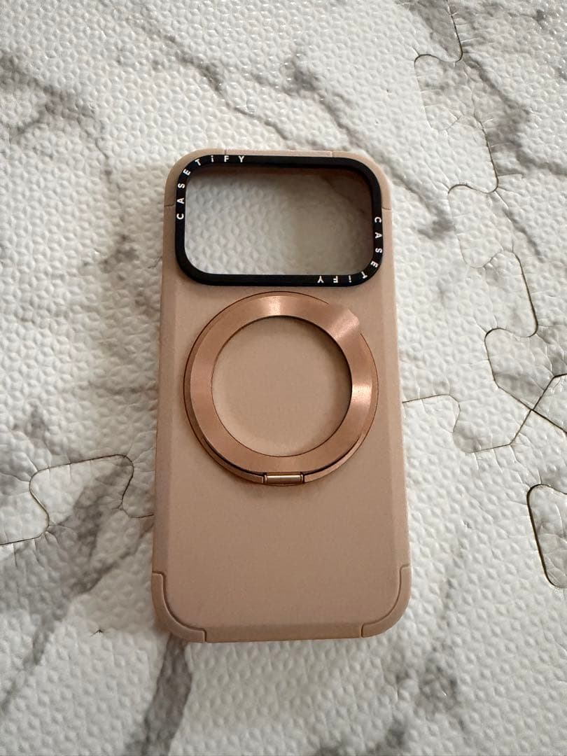 CASETIFY iPhone17Proケース マグネットリング付き