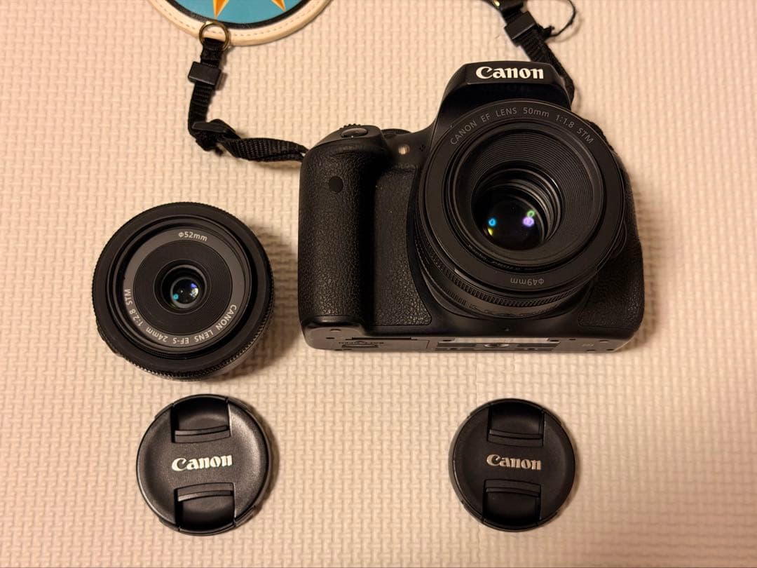【最終値下げ】CanonKiss X8i+50mmF1.8+24mmF2.8