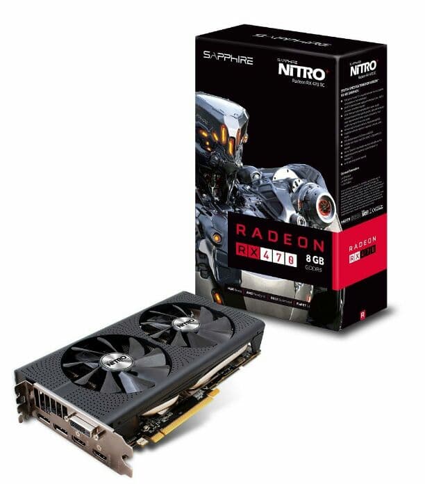 グラフィックボード・グラボ・ビデオカード RX470 OC 8GB sapphire nitro+