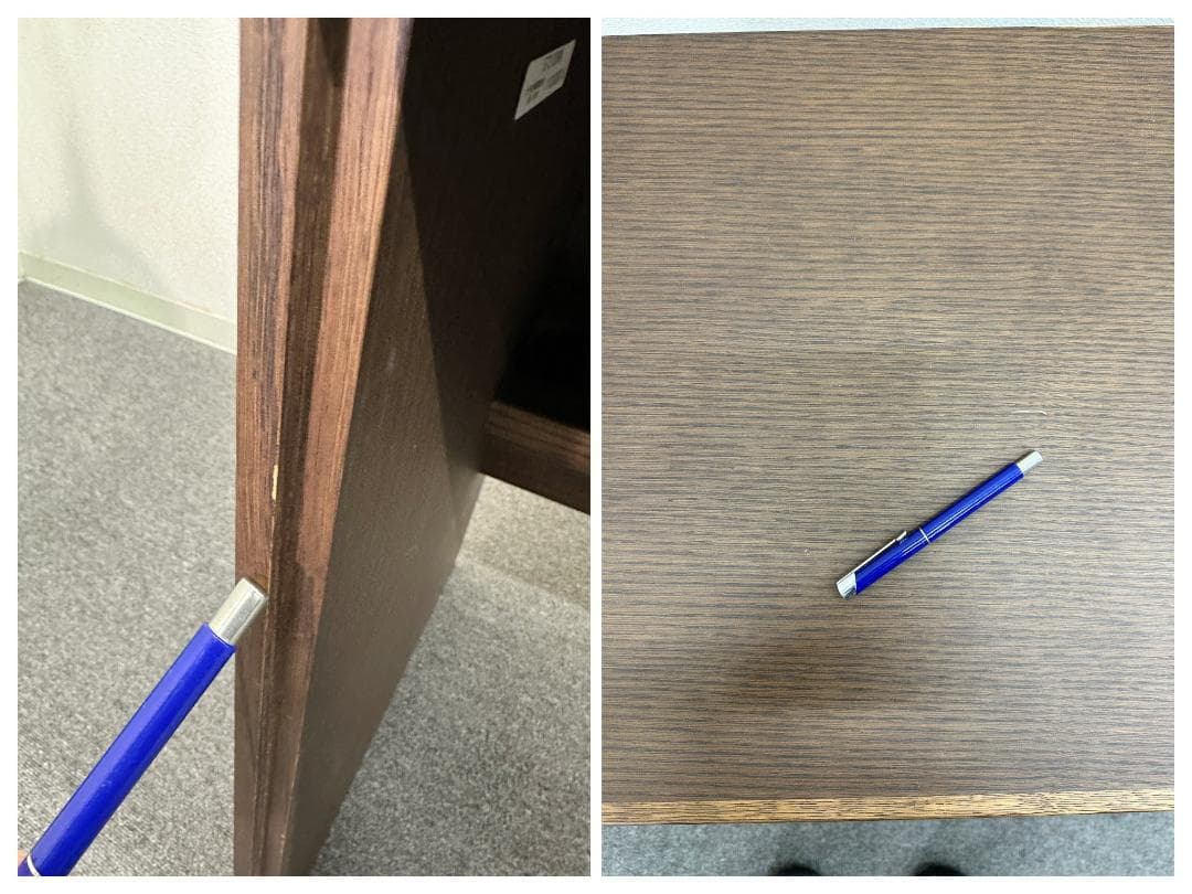 mayunn■カリモク家具■パーソナルデスク　モカブラウン　コンセント付き