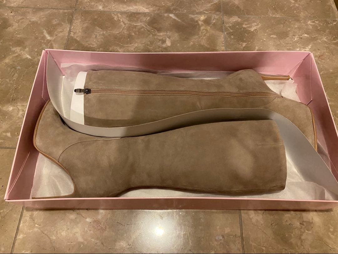 DIANA ダイアナ スエード ロングブーツ ダーク ベージュ UL 69234