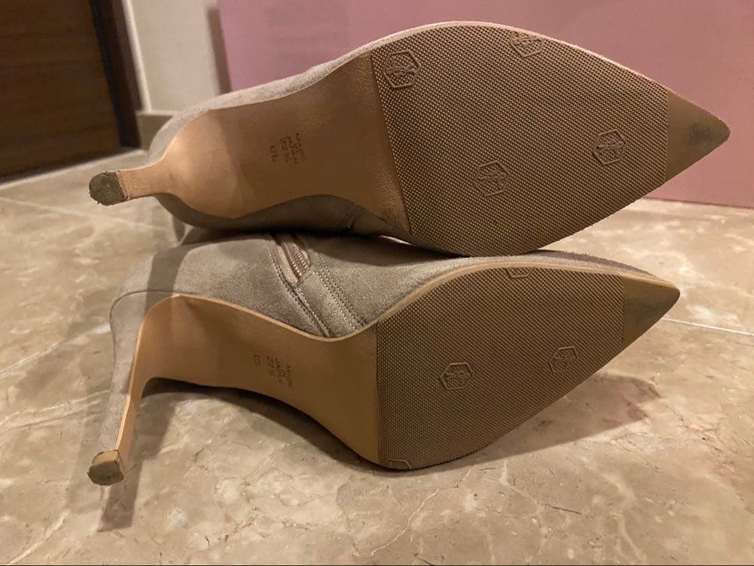 DIANA ダイアナ スエード ロングブーツ ダーク ベージュ UL 69234