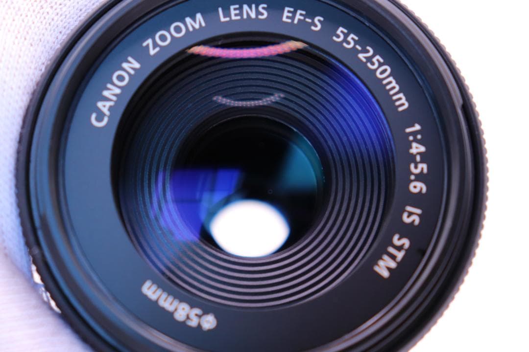【新品級・保証付き】Canon EF-S 55-250mm IS STM レンズ