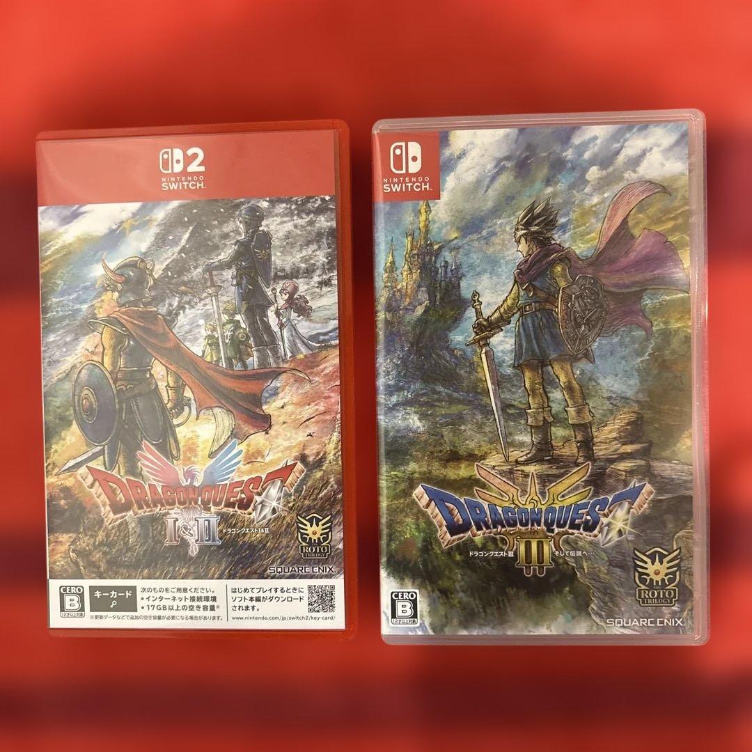 ドラゴンクエスト1&2 , 3 ／　２本セット