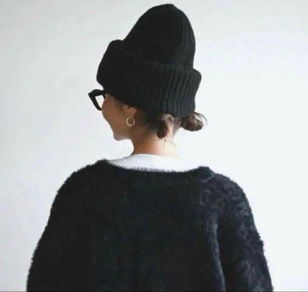 chiiiibag ニットビーニー ブラック