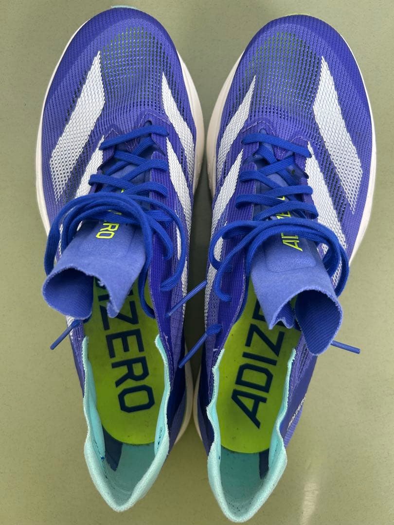 ADIZERO AVANTI スパイクシューズ 青/白　26.5