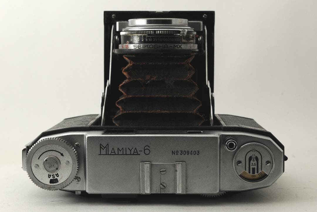 マミヤ MAMIYA6 オートマットⅡ型 75mm F3.5 蛇腹カメラ