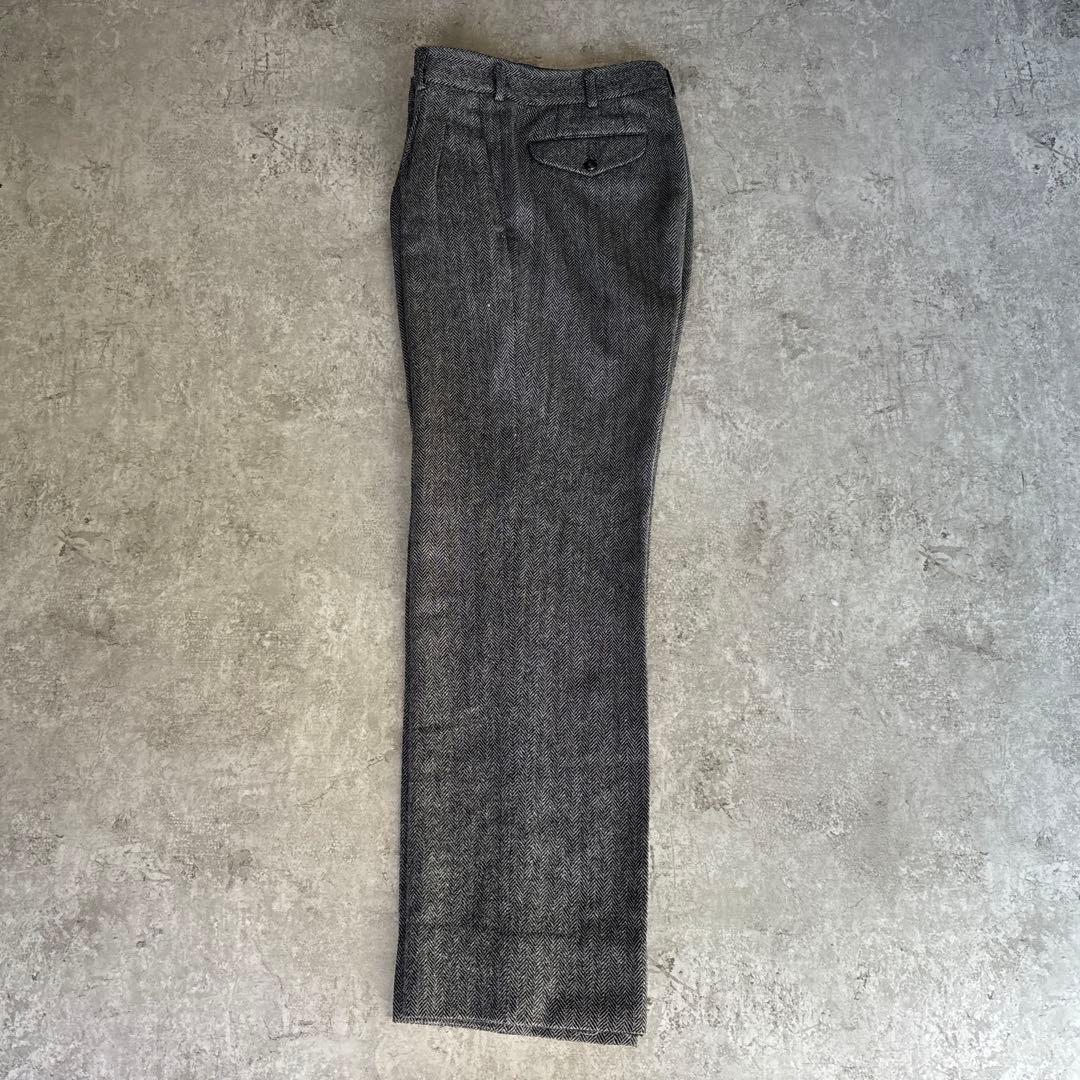 80's デカオム コムデギャルソンオム【M】ウール ツイード ヘリンボーン