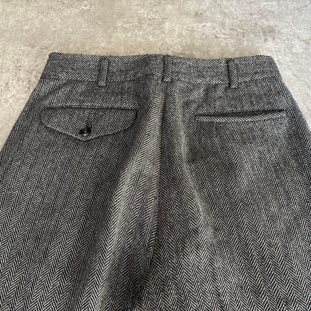 80's デカオム コムデギャルソンオム【M】ウール ツイード ヘリンボーン