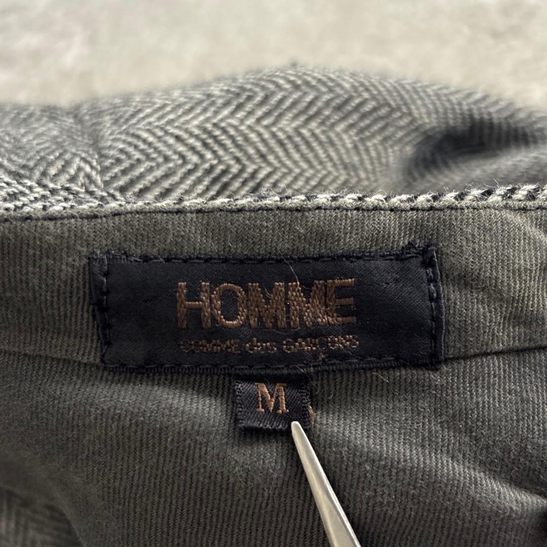 80's デカオム コムデギャルソンオム【M】ウール ツイード ヘリンボーン