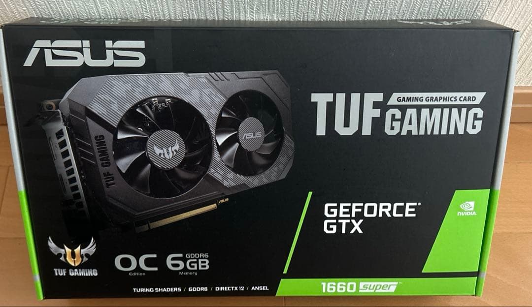 グラフィックボード・グラボ・ビデオカード ASUS NVIDIA TUF-GTX1660S-O6G-GAMING