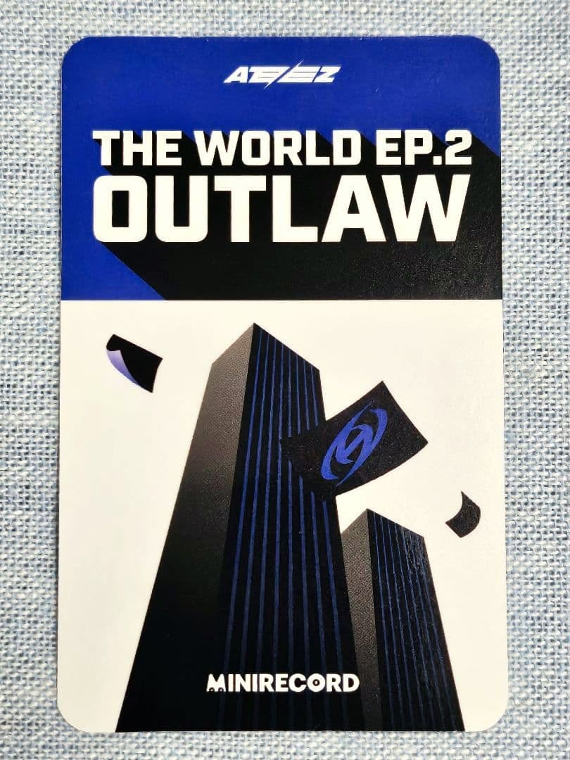 ATEEZ ウヨン OUTLAW minirecord ミニレコード トレカ