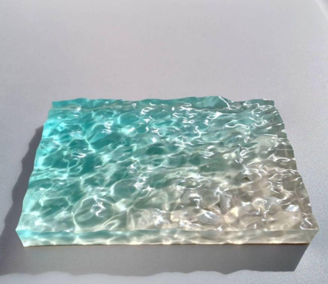 【 海のかけら No.2855 】エポキシレジン オーシャンアート レジンアート