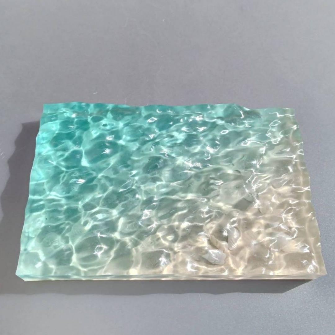 【 海のかけら No.2855 】エポキシレジン オーシャンアート レジンアート