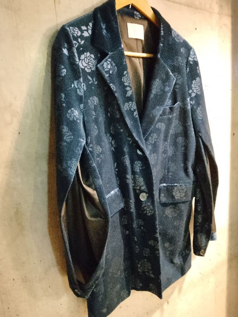 正規品HARE　大人気ヴィンテージ　ソデアキビッグジャケット　ベロア　花柄