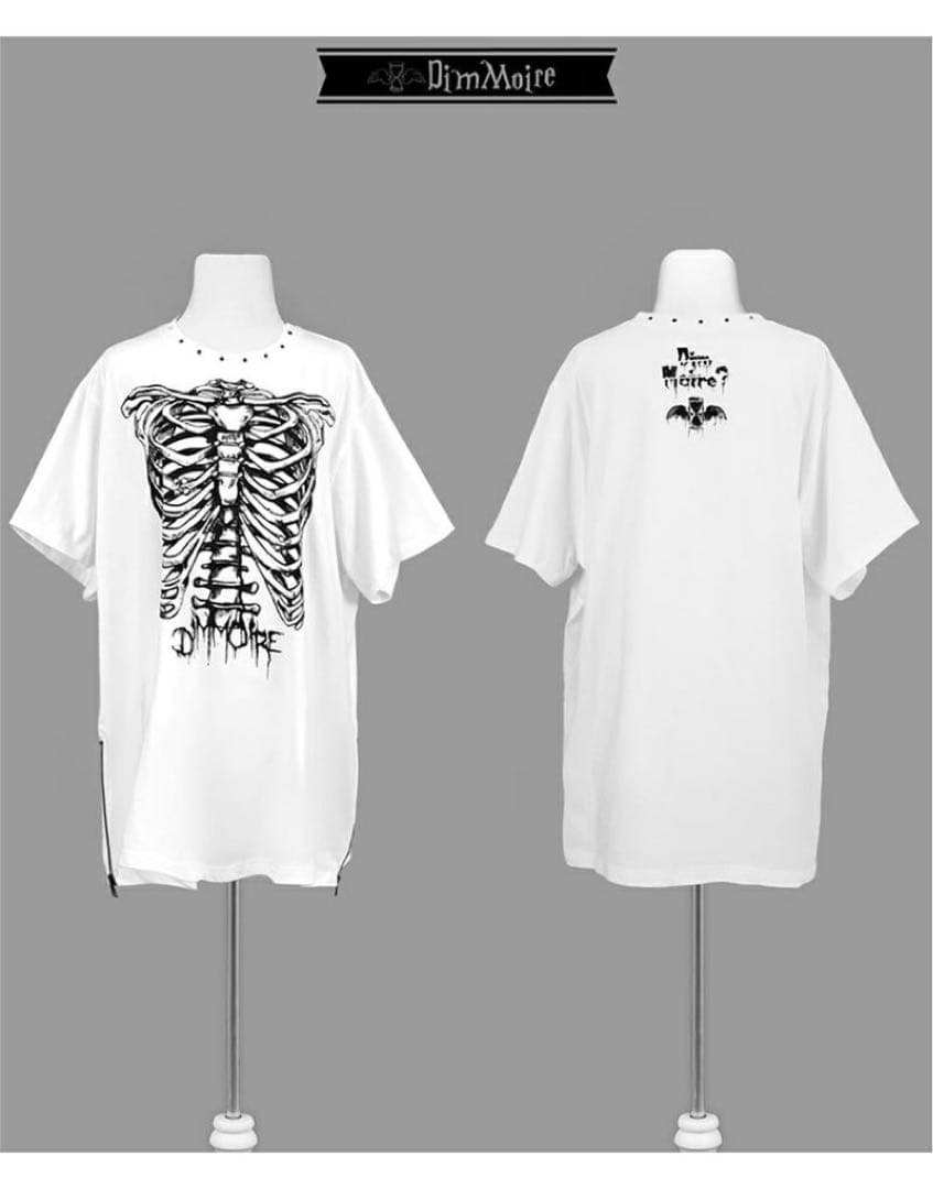 DimMoire Piercing 肋骨 BIG Tシャツ White