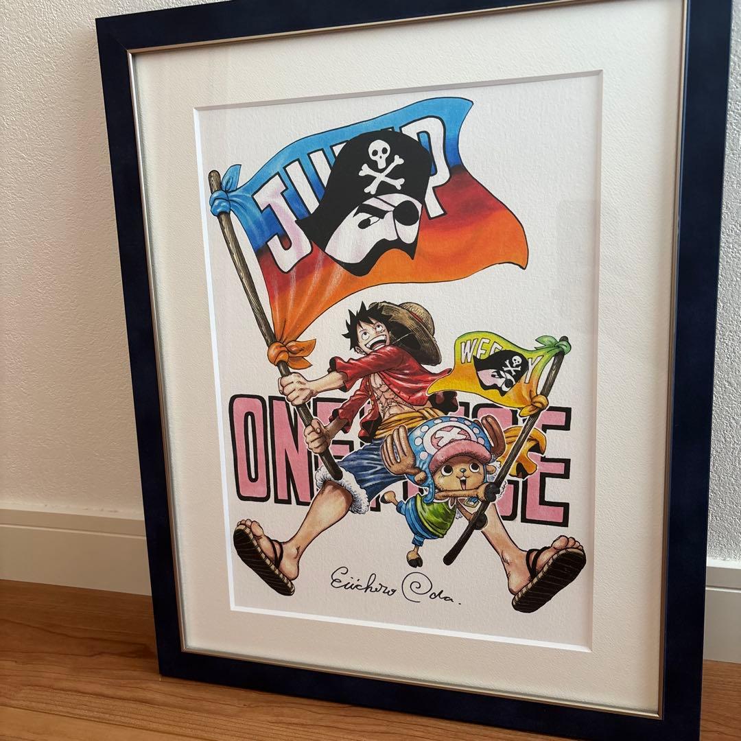 D*a様 ワンピース 高級複製原画 尾田栄一郎　サイン入り　週刊少年ジャンプ50