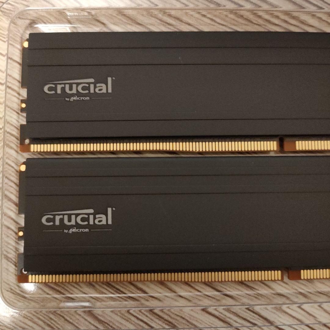 Crucial pro DDR5-5600 64GB(32GBx2) 中古良品