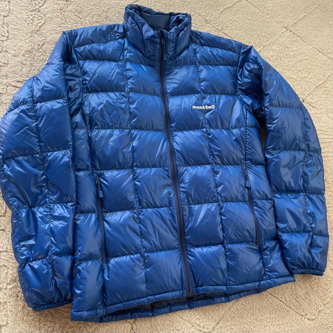 美品☆montbell モンベル スペリオダウンジャケット M ブルー