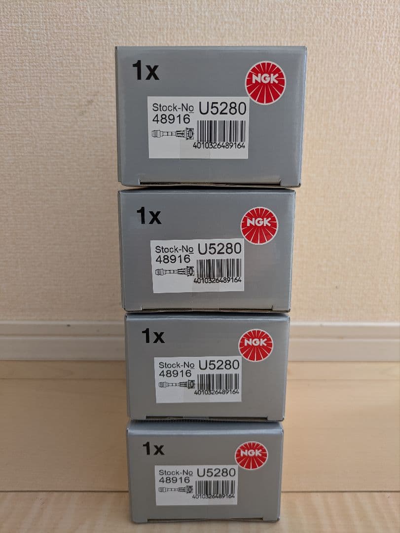 新品 NGK ダイレクトイグニッションコイル U5280 4本セット