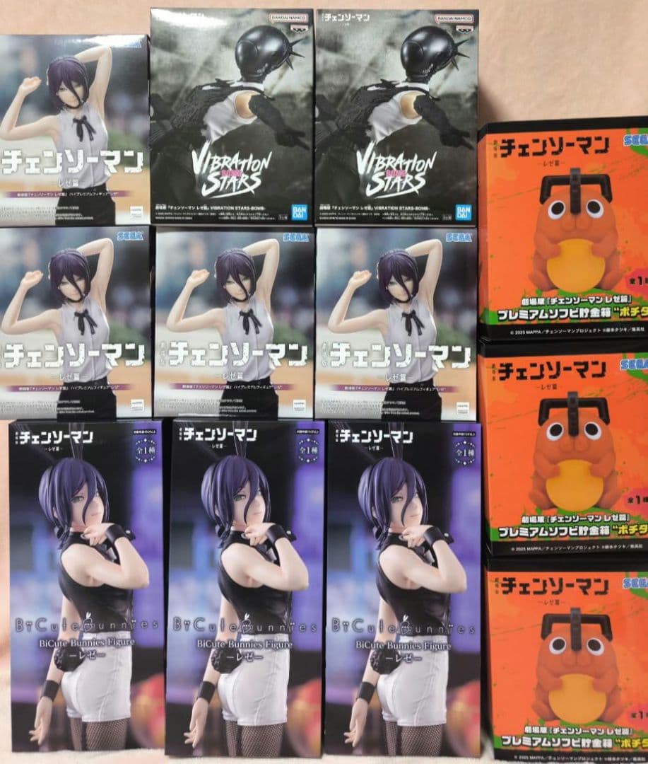 12体　チェンソーマン　フィギュア　まとめ売り　レゼ　ポチタ