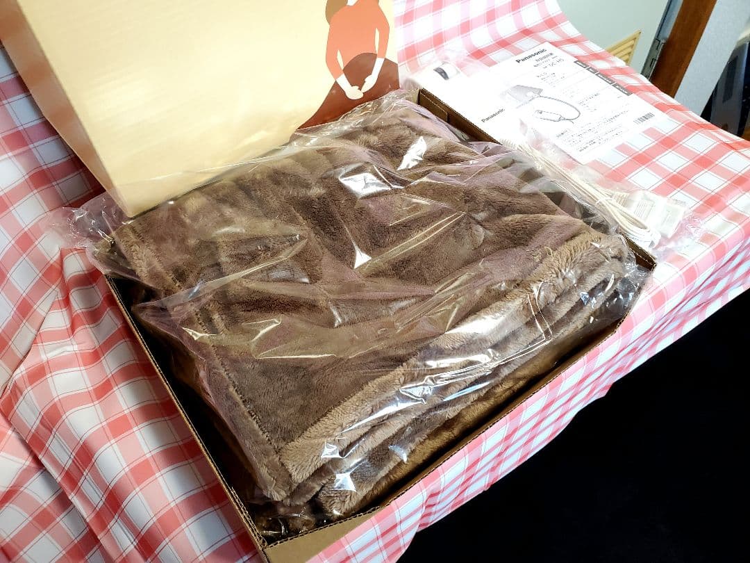 ❤️パナソニック❤️洗える電気ひざかけ/くるけっと❤️ブラウン❤️DC-H5-T