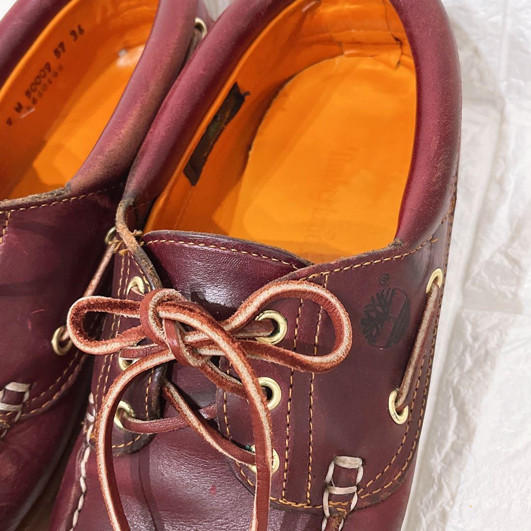 限定値引✨ティンバーランド デッキシューズ 3eye クラシック バーガンディ