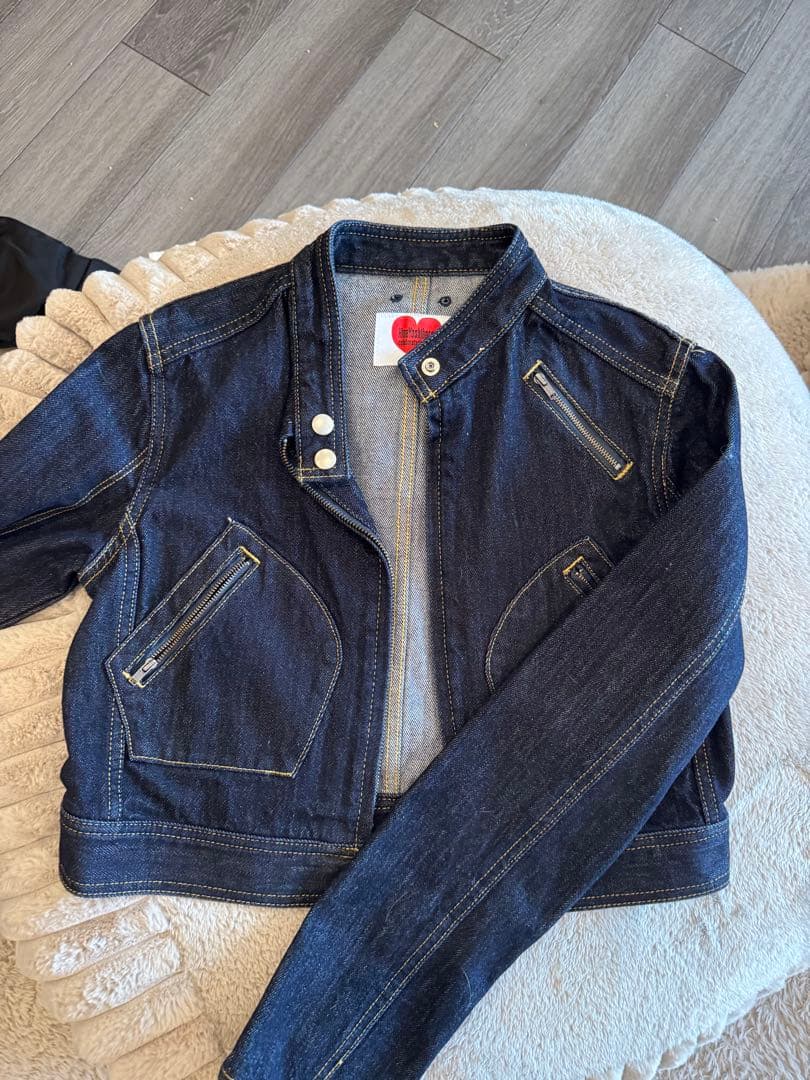 ケロロ軍曹　Sly クロップドデニムジャケット S