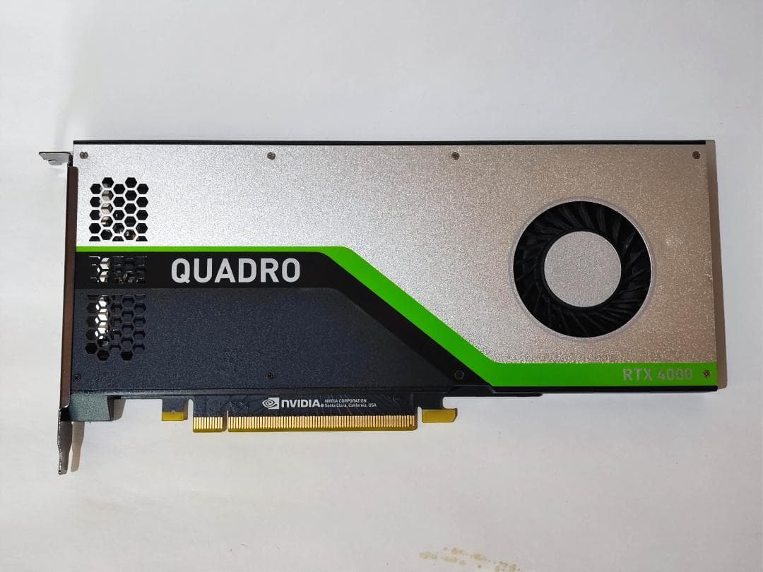【動作確認済】NVIDIA Quadro RTX4000 グラフィックボード